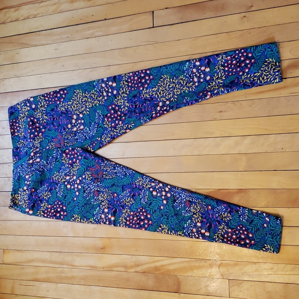 Lularoe floral leggings tall & curvy
